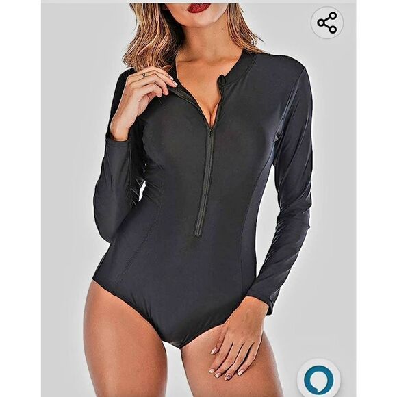 NEW WITH TAGS BALEAF RASHGUARD SWIMSUIT - Picture 3 of 11